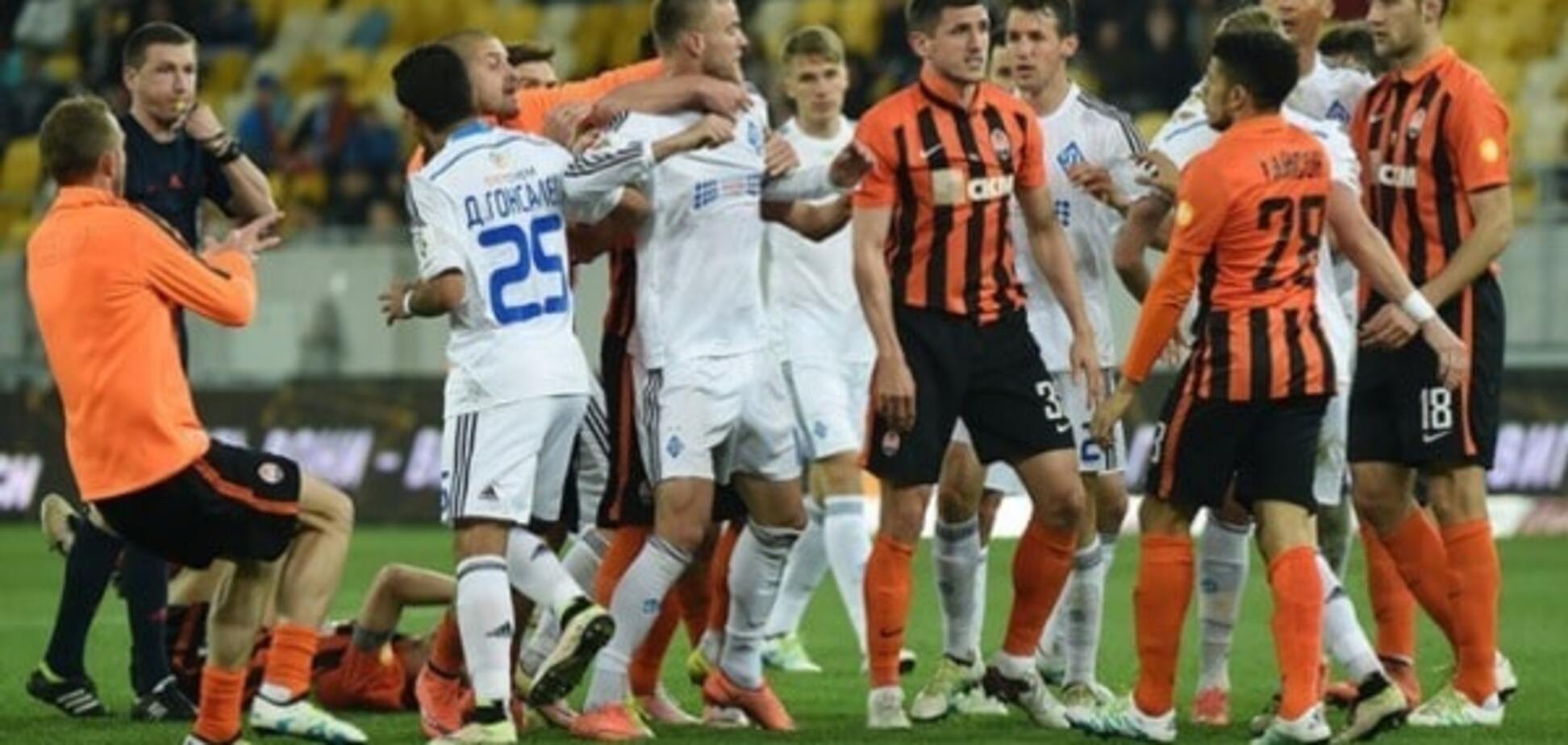 Шахтер – Динамо драка