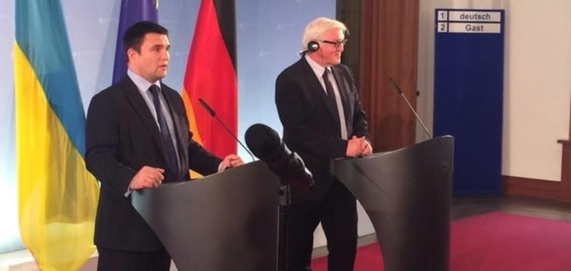 Павел Климким и Франк-Вальтер Штайнмайер