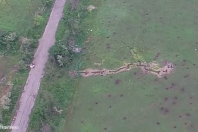 Разведка сняла на видео позиции террористов под Мариуполем