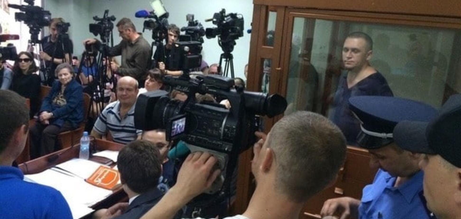 Олег Дмитренко в зале суда