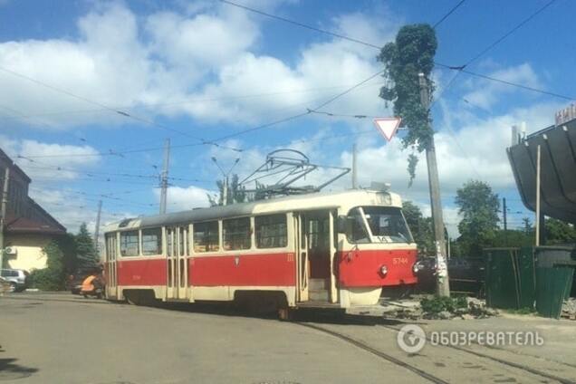 Трамвай ДТП