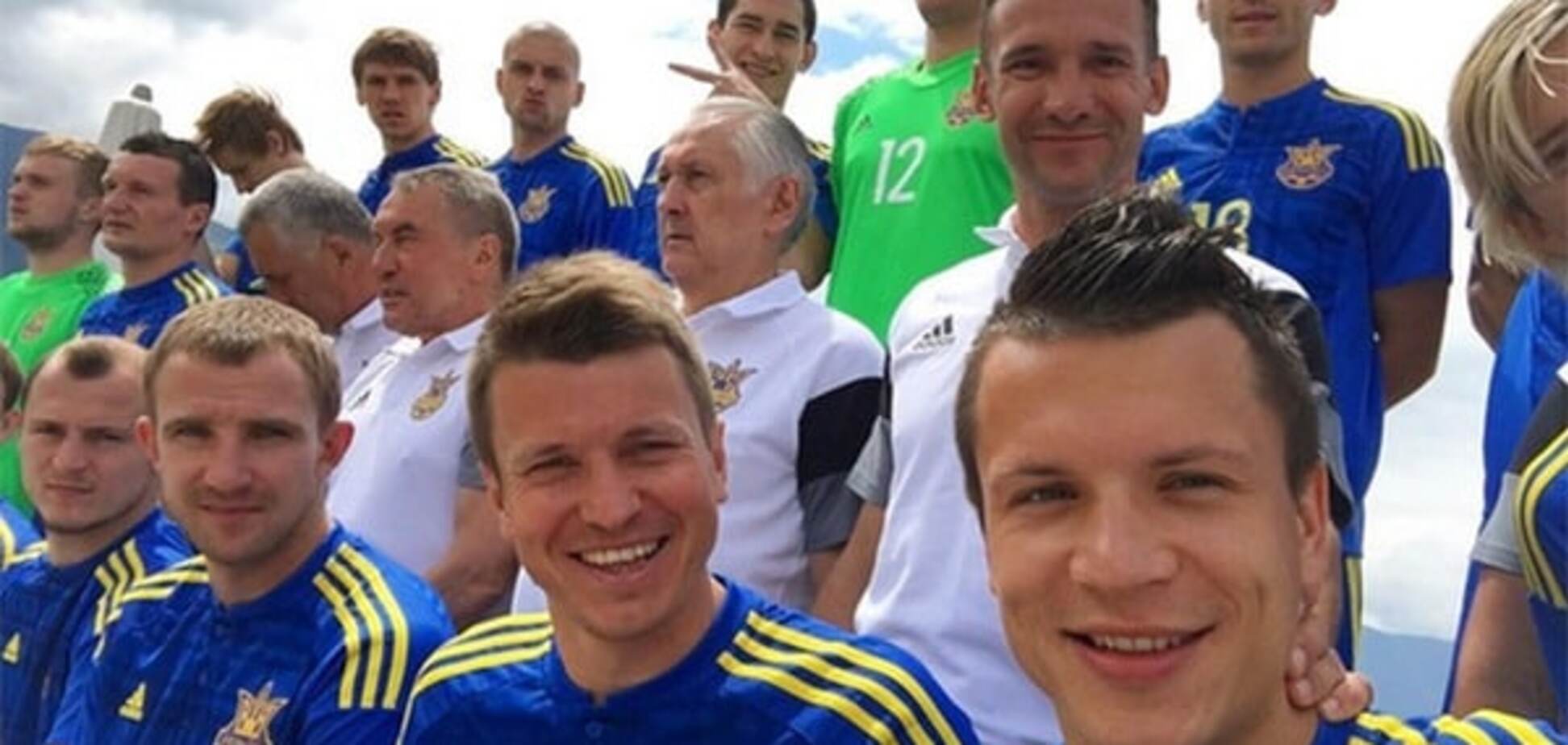 футболисты сборной Украины