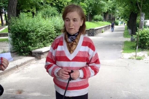 женщина забыла, где живет