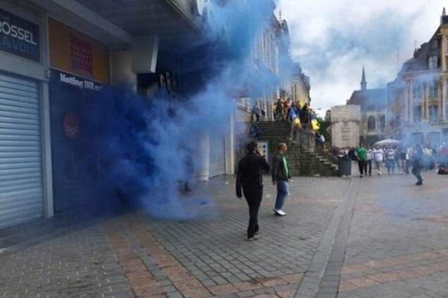 Драка фанатов в Лилле