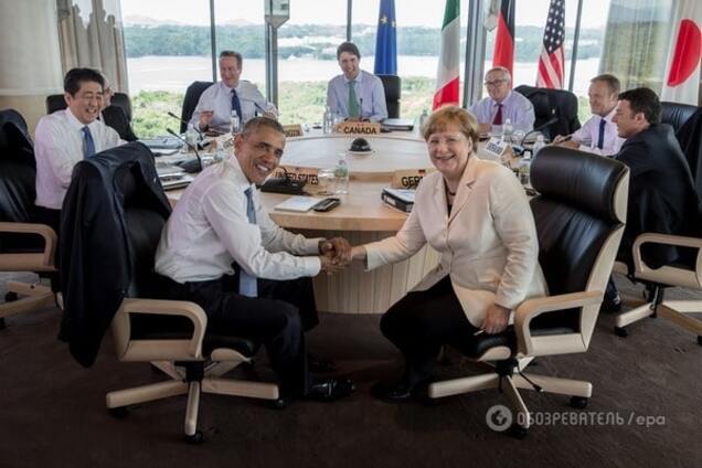 Барак Обама и Ангела Меркель