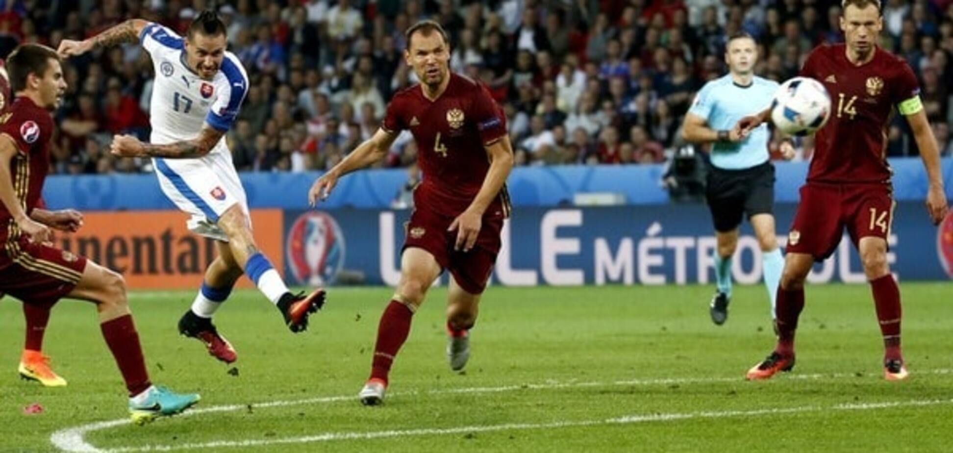 Россия – Словакия голы