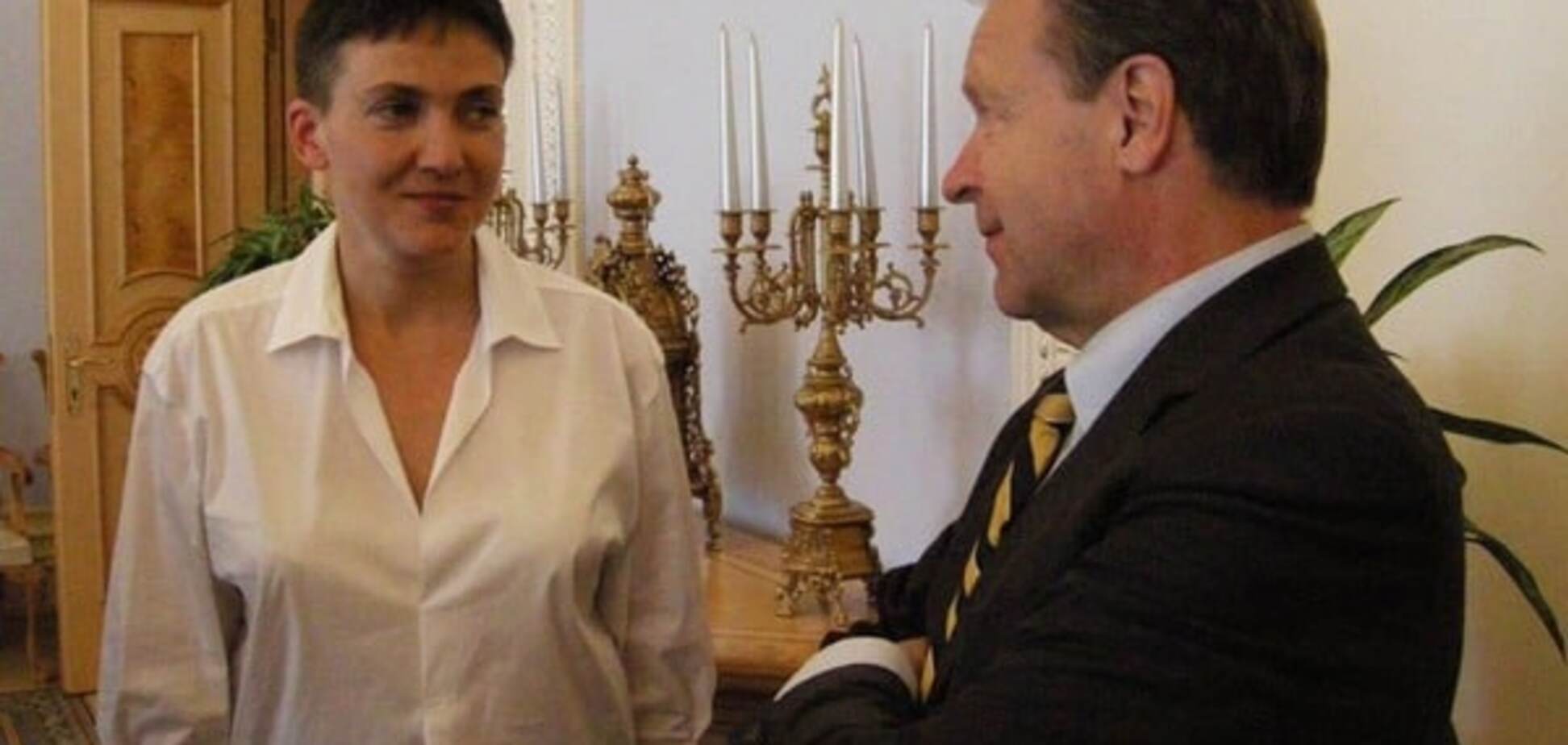 Надежда Савченко и Илкка Канерва