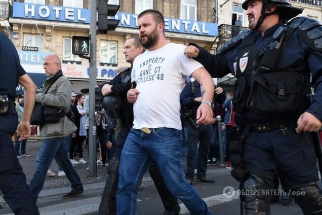 Англия – Россия драка