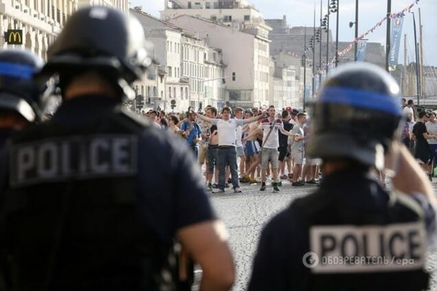 российские фанаты на Евро-2016