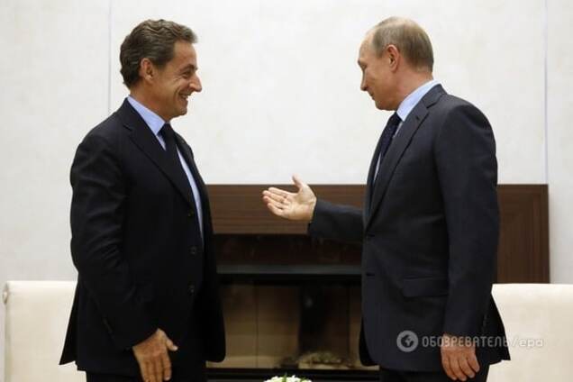 Николя Саркози и Владимир Путин