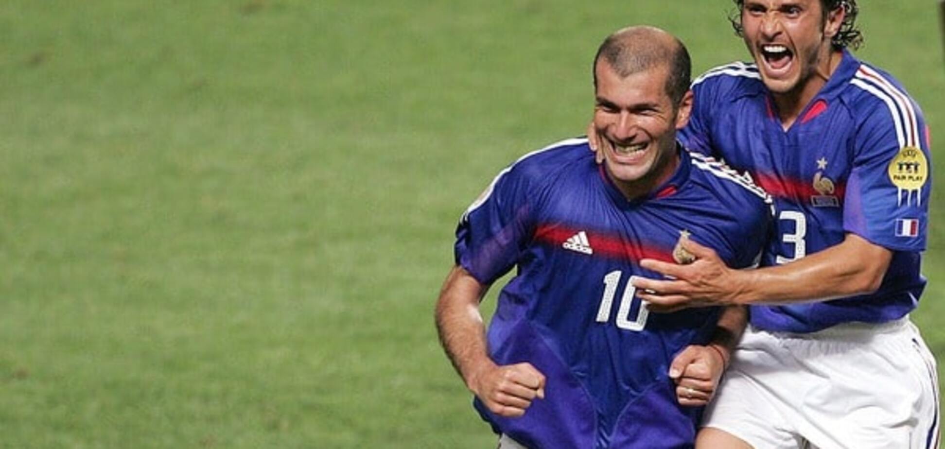 Франция - Англия Зидан