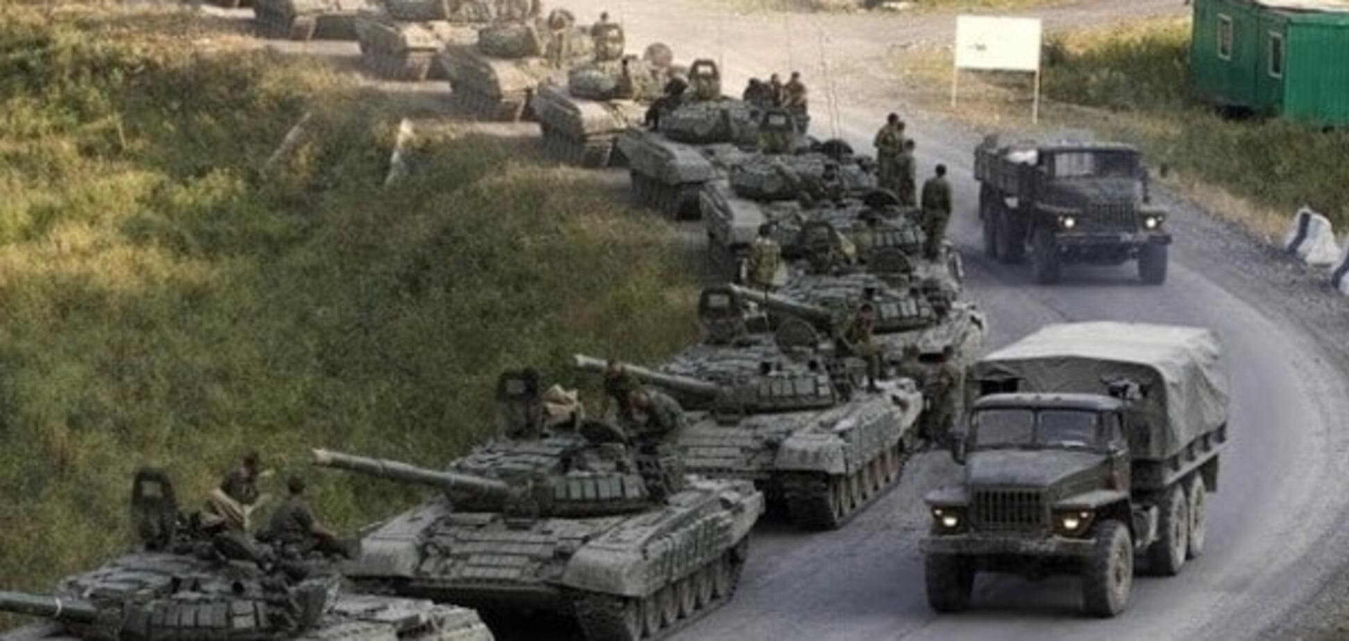 Российские танки на Донбассе