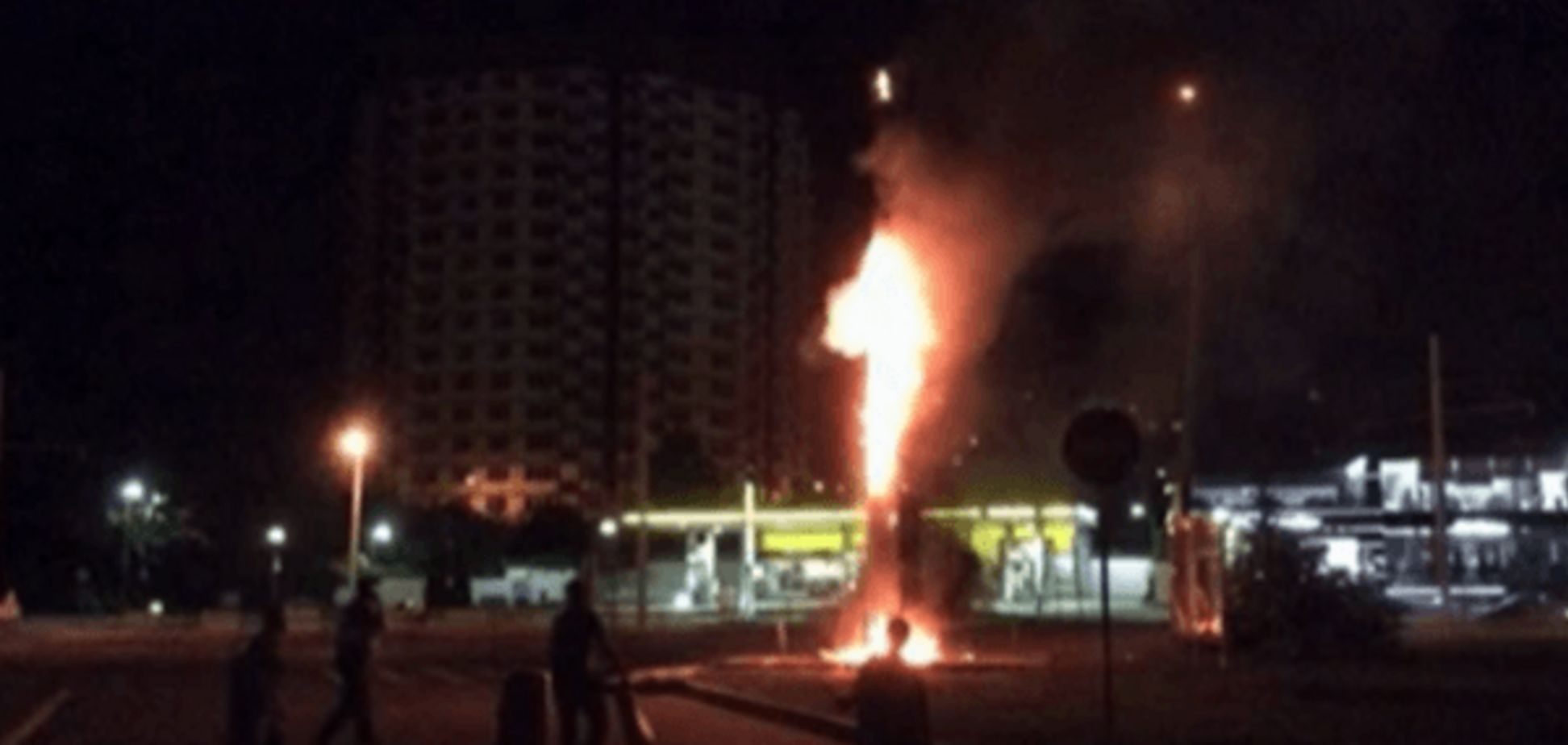 Пожар во Львове