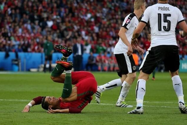 Евро-2016. Португалия с ляпом Роналду не смогла обыграть Австрию