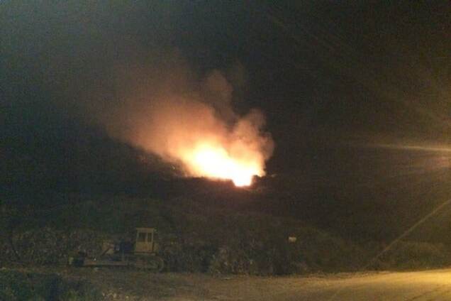 Пожар на свалке