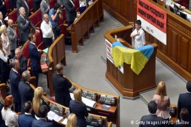 Савченко критикує дискусію про пом'якшення антиросійських санкцій