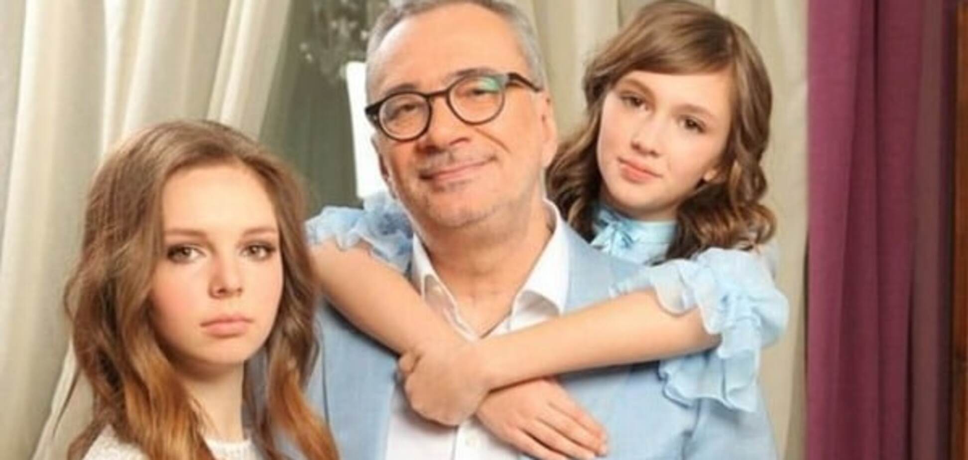 Константин Меладзе с дочерьми