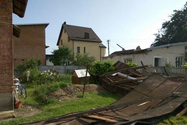 На Прикарпатье обрушилась буря