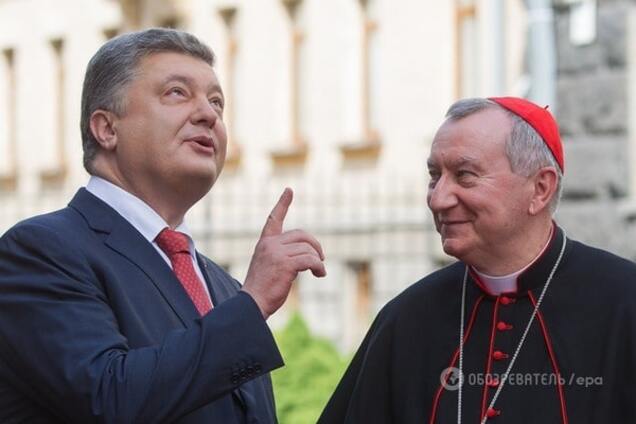 Петр Порошенко и Пьетро Паролин