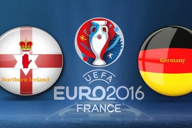 Северная Ирландия - Германия евро2016 онлайн