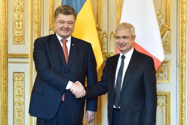 Петр Порошенко и Клод Бартолон