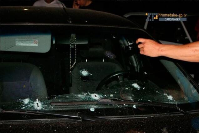 Авто после перестрелки