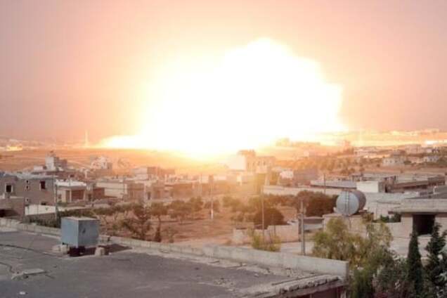 Взрыв вакуумной бомбы в Сирии