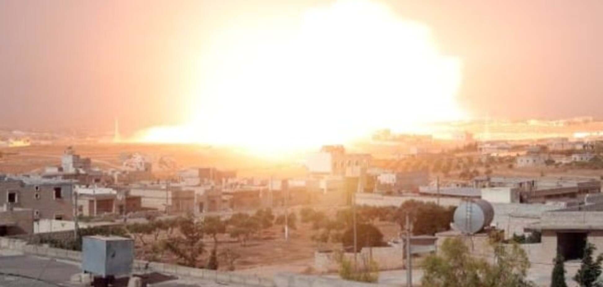 Взрыв вакуумной бомбы в Сирии
