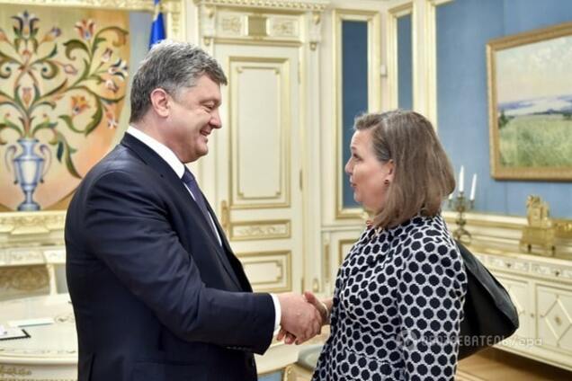 Порошенко и Нуланд