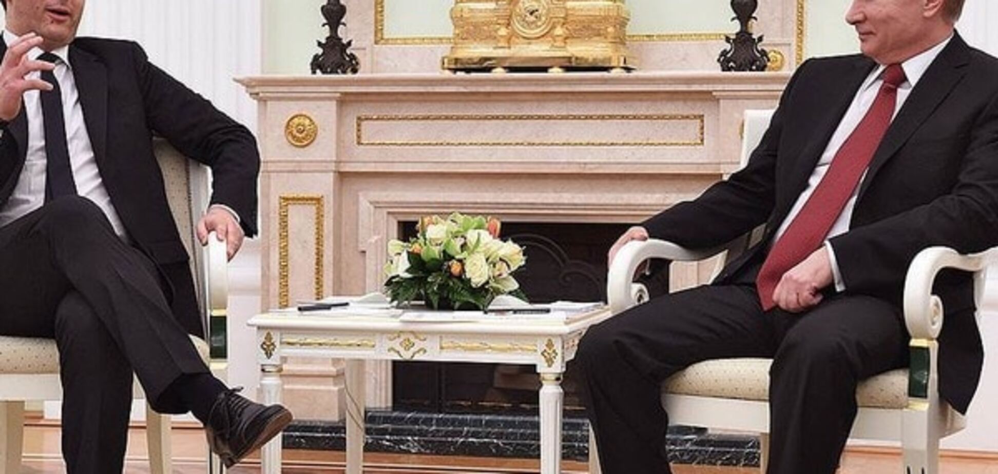 Маттео Ренци, Владимир Путин