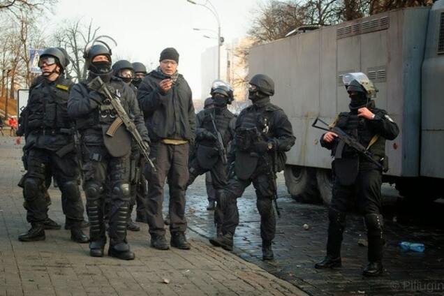 Силовики в Києві під час Майдану
