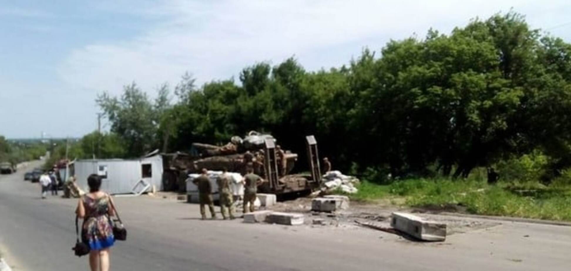 ДТП на блокпосту