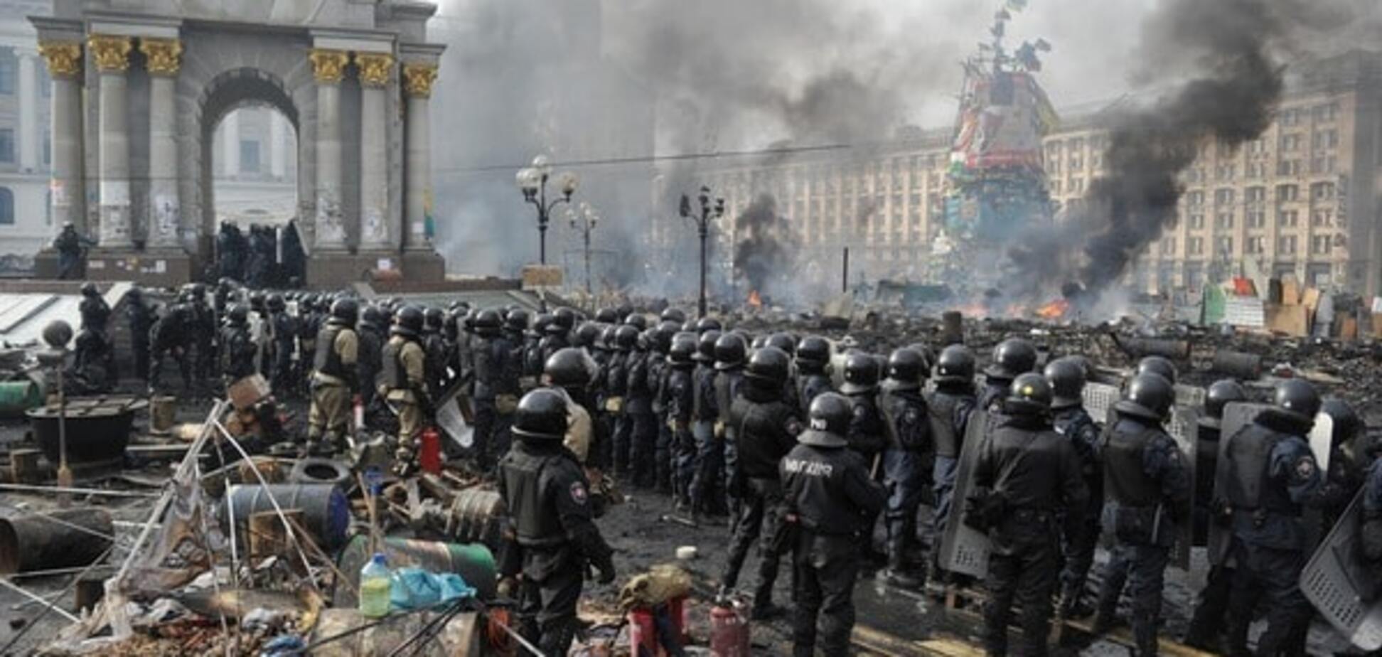 Беркут и милиция на Евромайдане