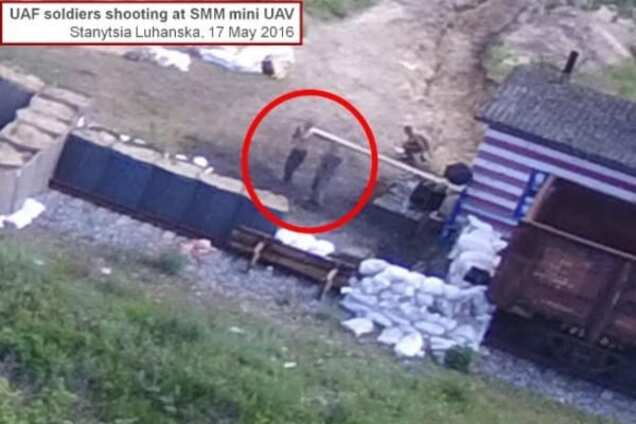 Обстрел беспилотников ОБСЕ на Донбассе: мониторинговая миссия показала фотодоказательства