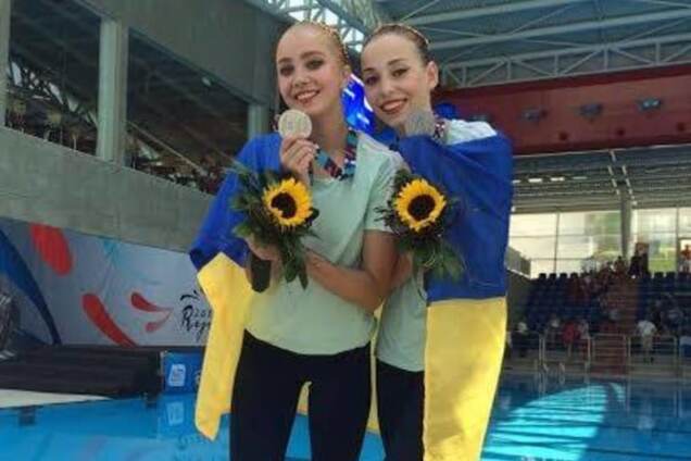 Юные украинские синхронистки выиграли 'серебро' чемпионата Европы