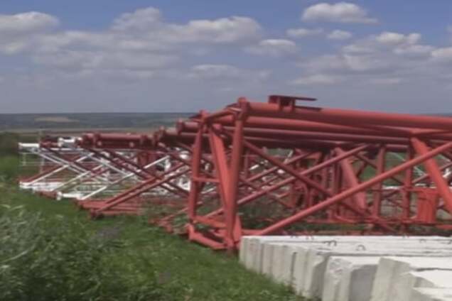 Новая телевышка под Славянском