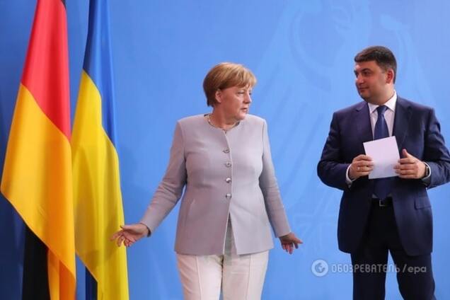 Ангела Меркель, Владимир Гройсман