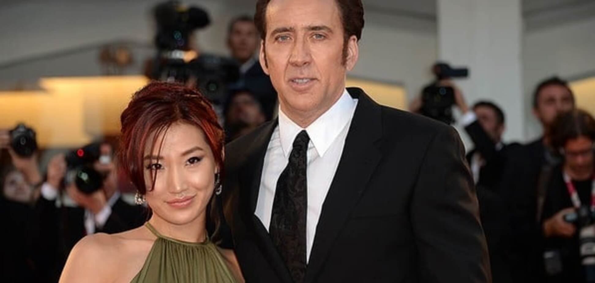 Николас Кейдж с женой