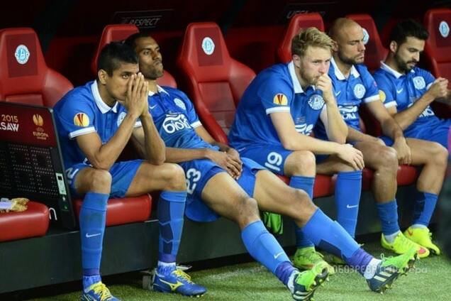 Матос, Дуглас, Безус, Канкава, Бруну Гама Днепр Лига Европы