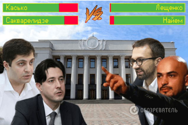 Касько, Сакварелидзе, Найем, Лещенко