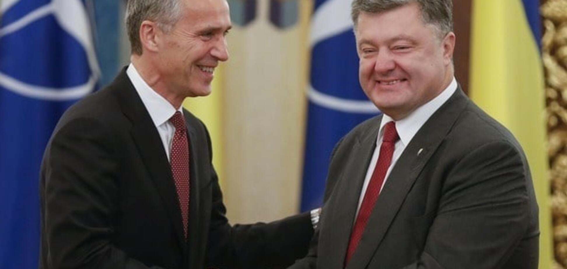 Йенс Столтенберг , Петр Порошенко ,