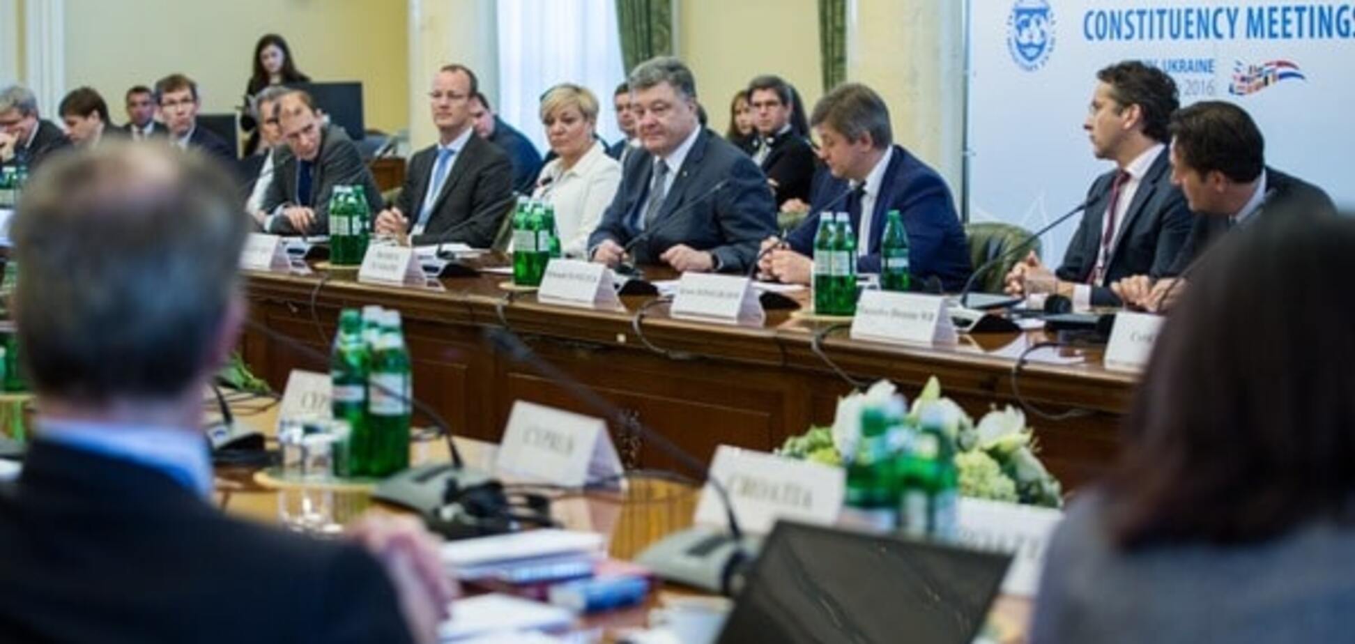 Петр Порошенко, МВФ, Всемирный банк