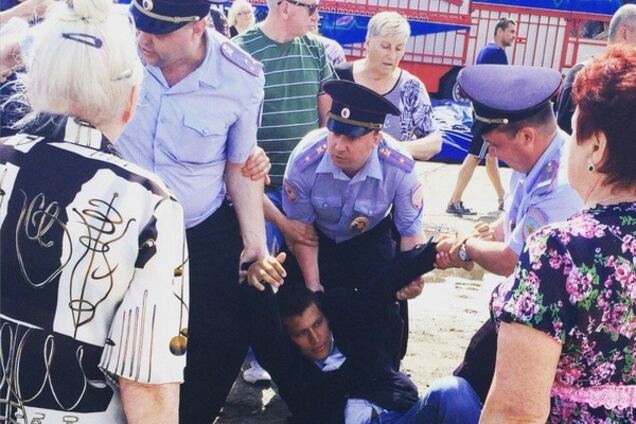 В Алуште ополчились против единороссов-'бандеров' и потерпели фиаско: опубликованы фото и видео