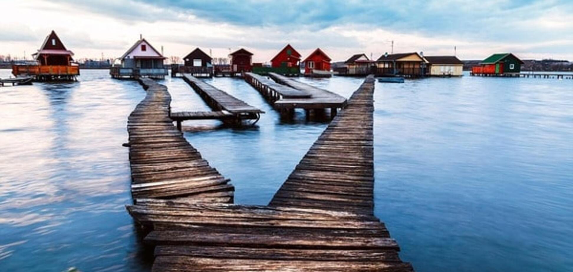 Плавучие деревни в Венгрии