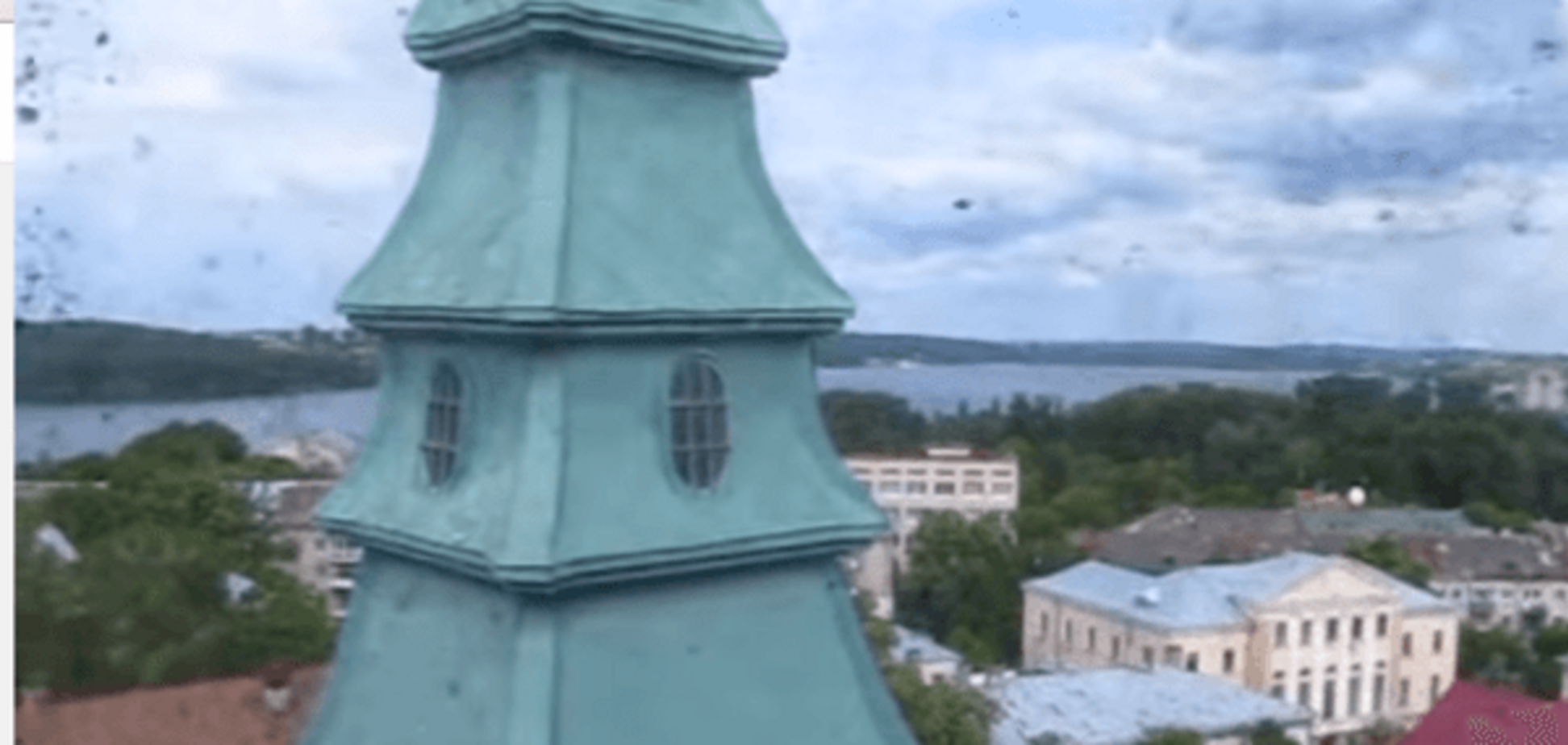Краса Тернополя: місто відзняли з висоти Кафедрального Собору. Відео