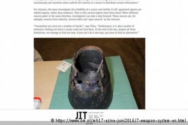 Розслідування MH17: слідчі опублікували фото знайденого фрагменту ракети 'Бука'