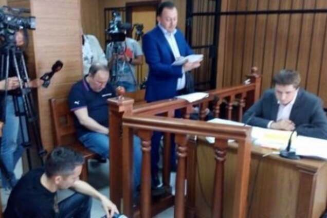 Николай Романчук в зале суда