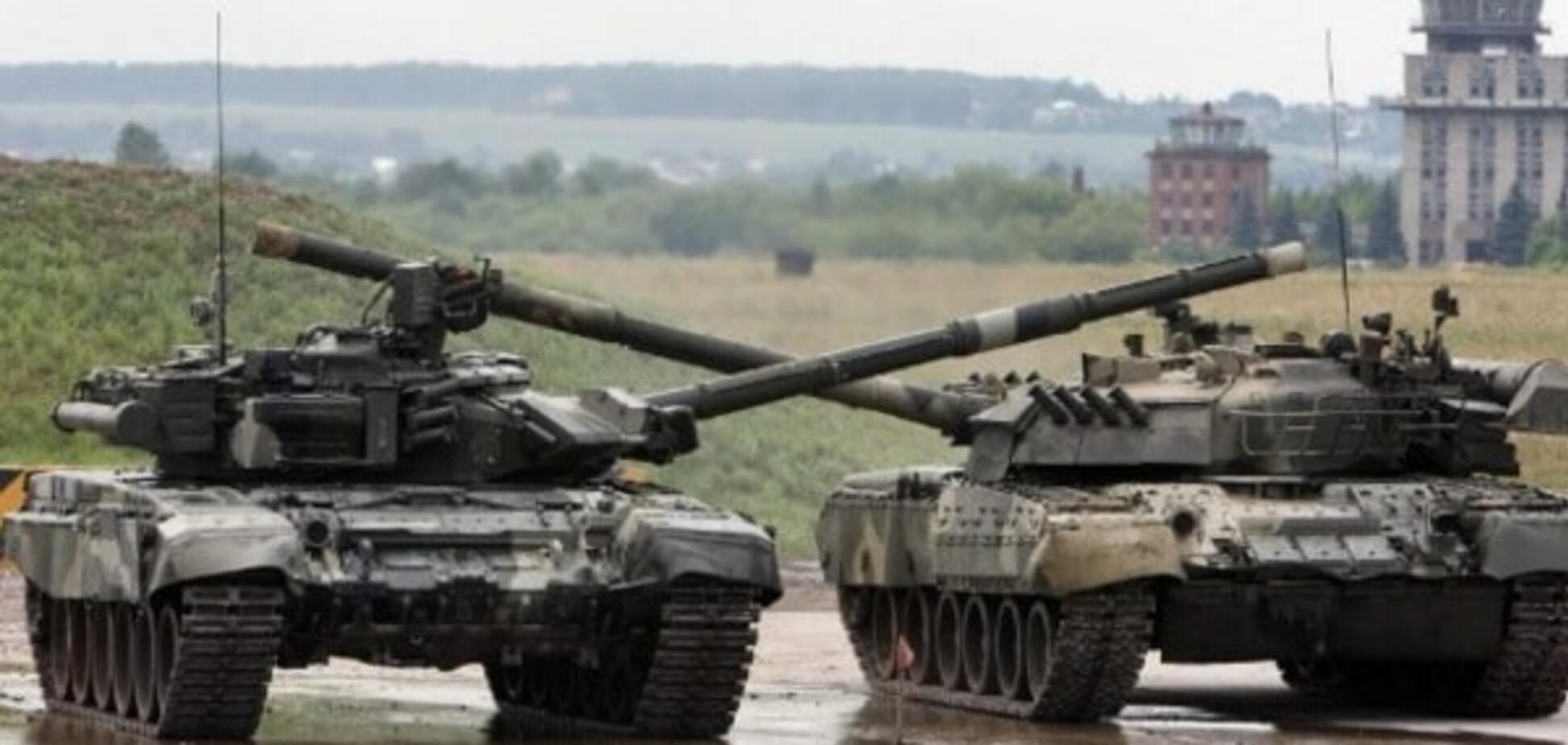 Российские танки на Донбассе