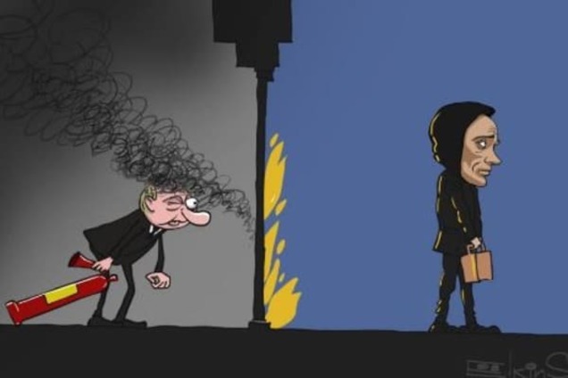 карикатура Елкина