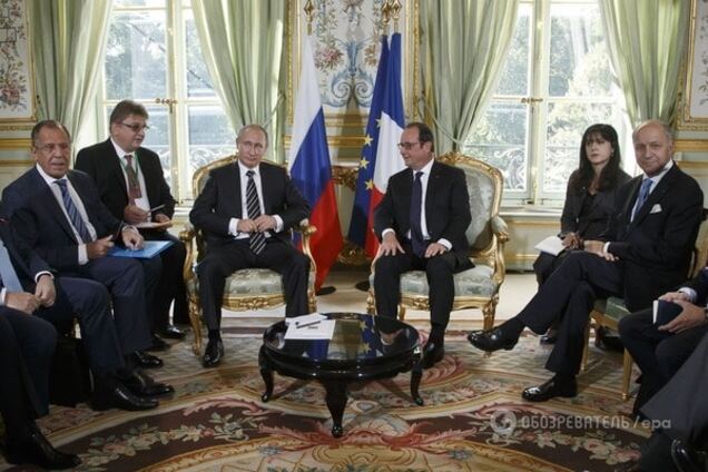 Путін Олланд